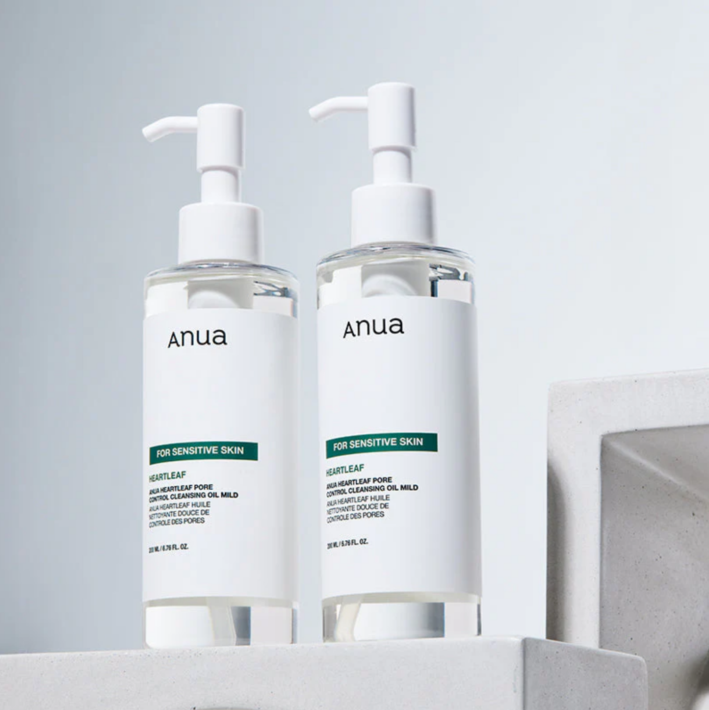 Anua - Heartleaf pore control Cleansing oil mild — Huile nettoyant peaux grasses