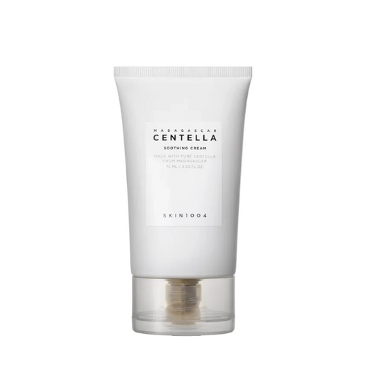 Crème hydratante légère à la centella asiatica de Madagascar. Apaise, hydrate et renforce la barrière cutanée. Sans parfum. Peaux sensibles.