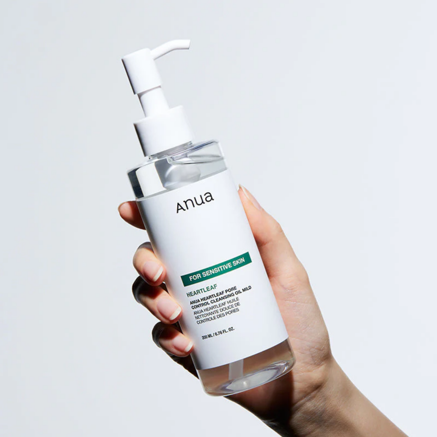 Anua - Heartleaf pore control Cleansing oil mild — Huile nettoyant peaux grasses