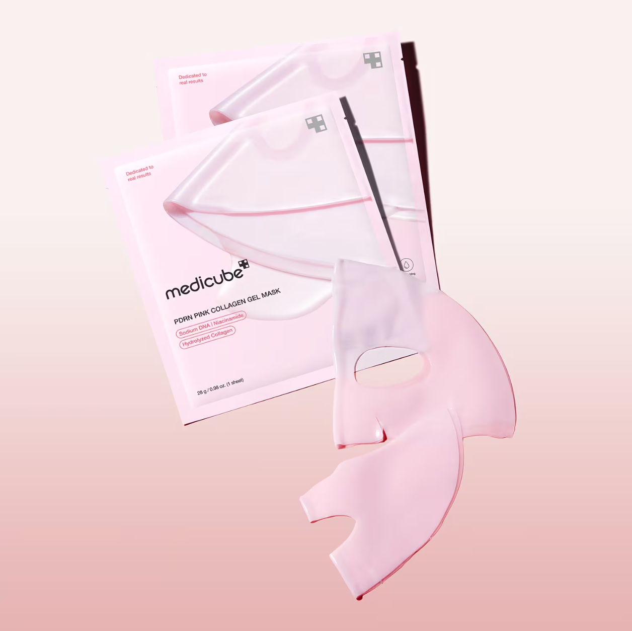 Medicube - PDRN pink vita coating mask x3